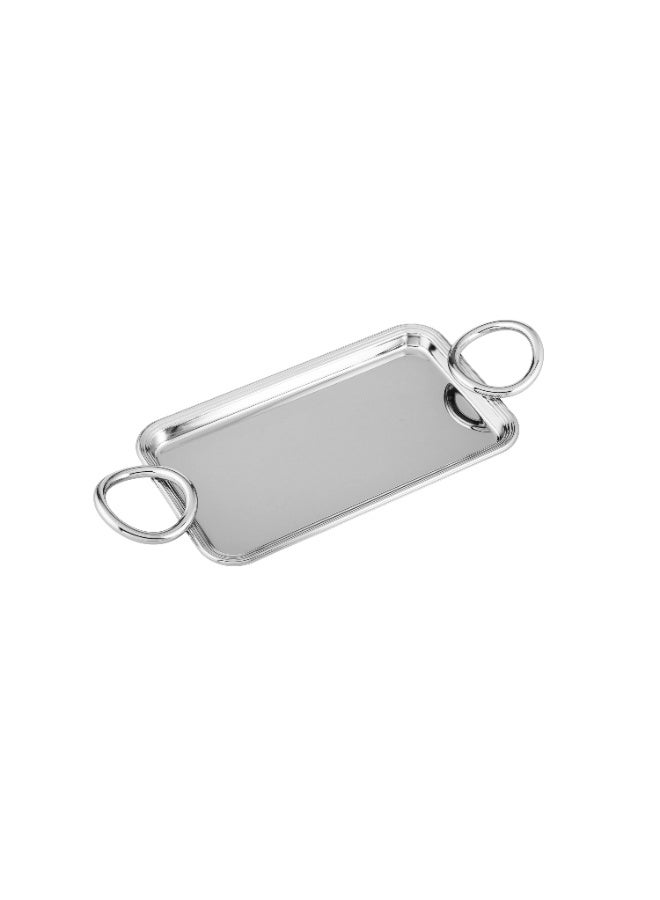 Dania ✨ Luxury Stainless Steel Serving Tray with Elegant Handles - Image 4